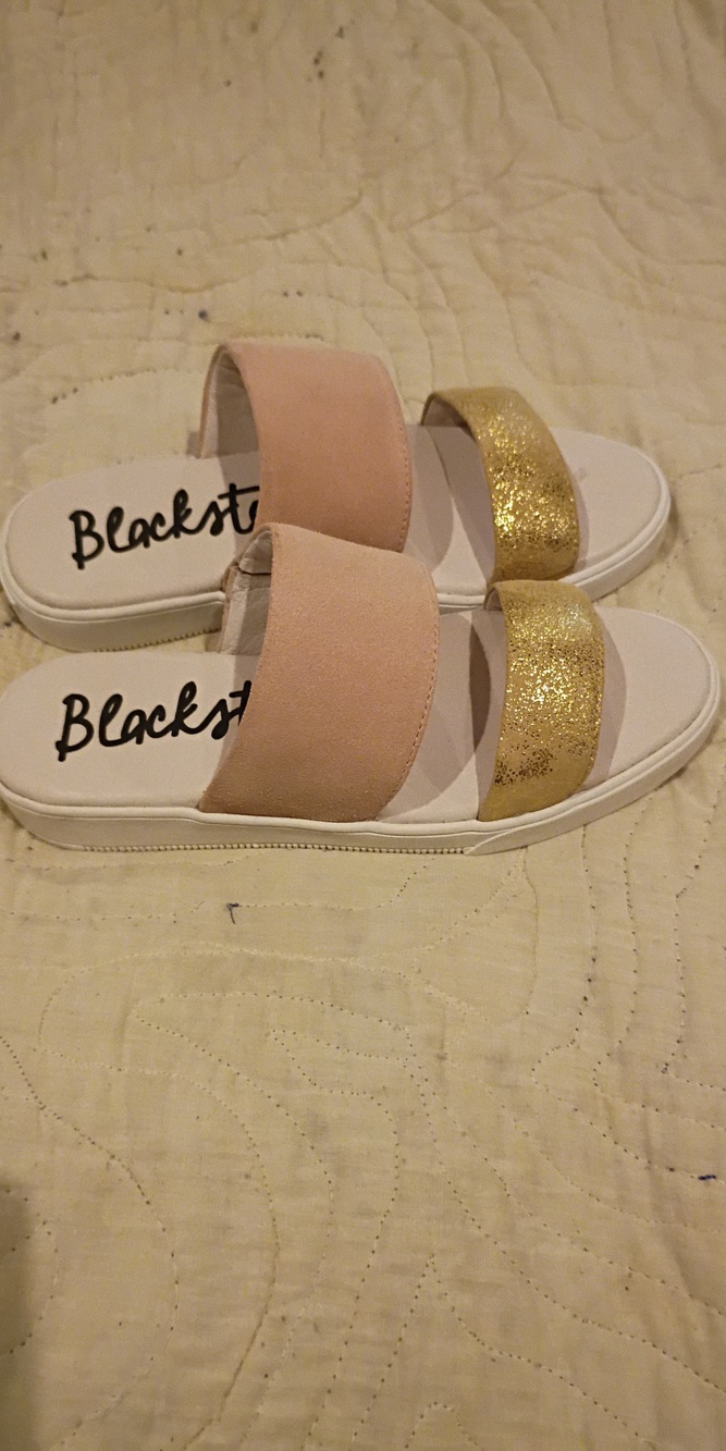 Blackstone Crystal Pink Sandals Shoes 38